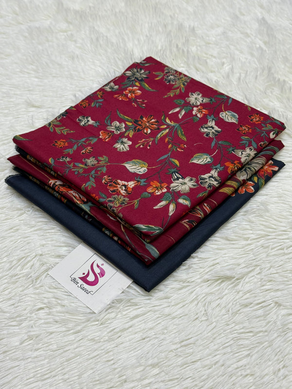 Binsaeed Lawn 3 Piece Suit