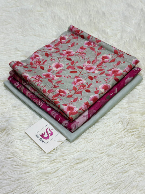 Binsaeed Lawn 3 Piece Suit