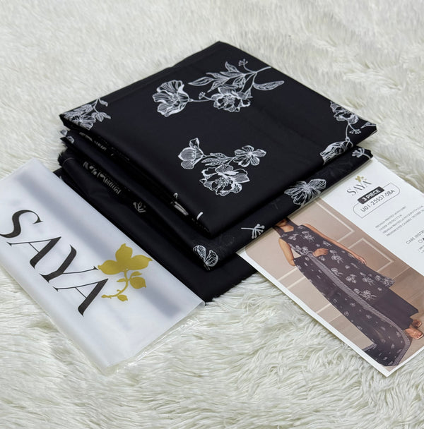 Saya Premium Printed Lawn 3 Piece