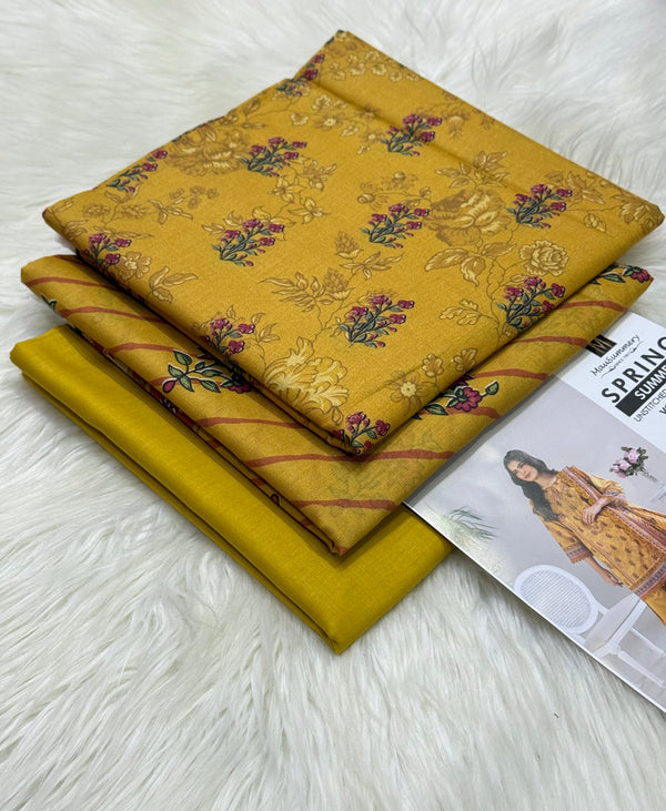 Muasummary Printed Lawn 3 Piece Suit