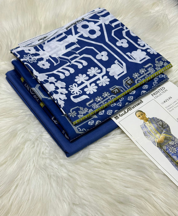 Gulahmed Premium Printed Lawn 3 Piece