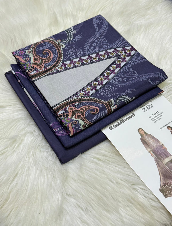 Gulahmed Premium Lawn 3 Piece Suit