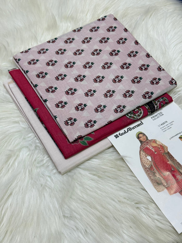 Gulahmed Premium Lawn 3 Piece Suit