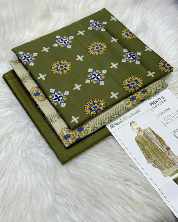 Gulahmed Premium Lawn 3 Piece Suit