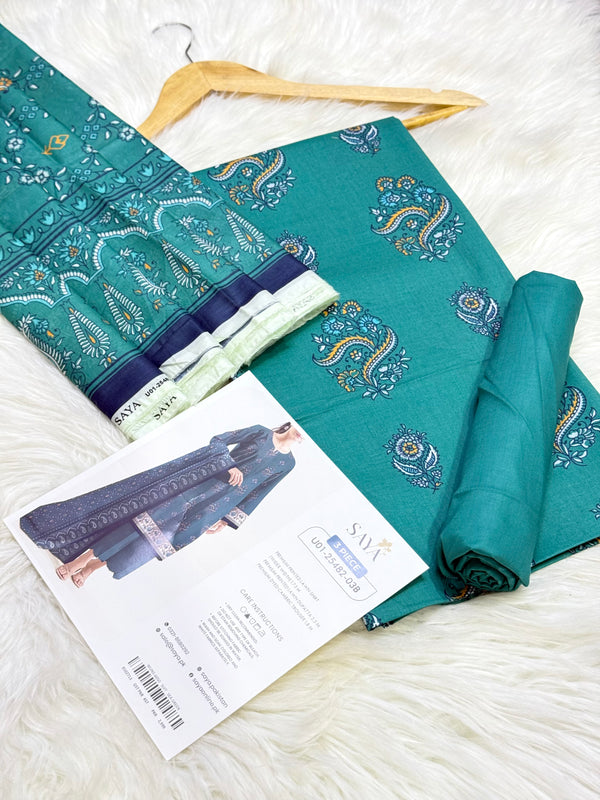 Saya Premium Printed Lawn 3 Piece