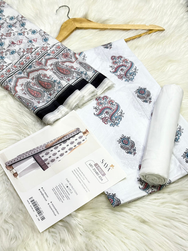 Saya Premium Printed Lawn 3 Piece