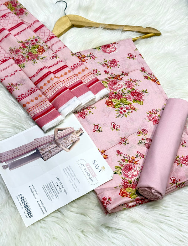 Saya Premium Printed Lawn 3 Piece